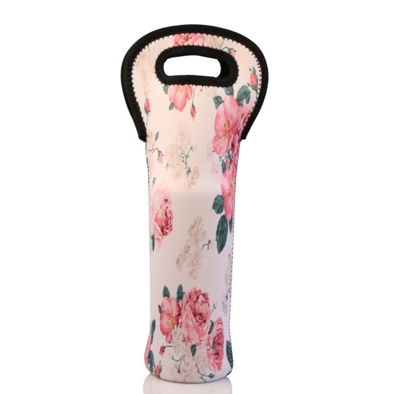 2023 Sublimation Neopren Champagner -Kühler Single Red Wine Tote Bag heißer Wasserflaschenhalter